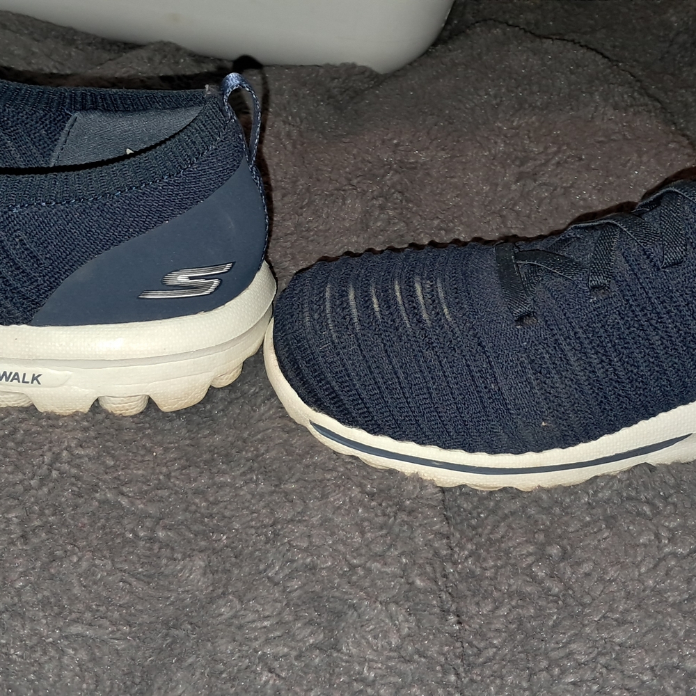 Skechers Navy Blue Slip-On Sneakers
